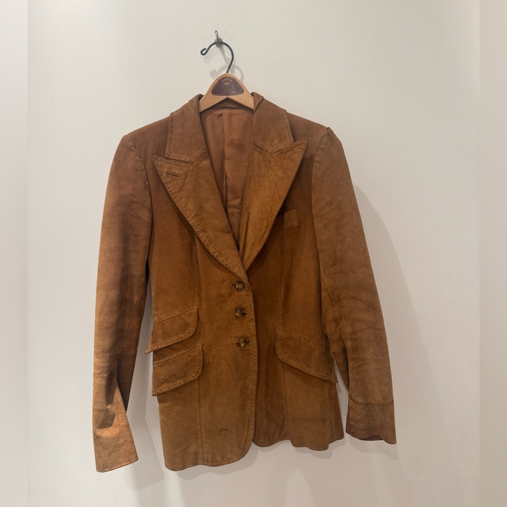 Georgetown Leather Design VINTAGE 1970s suede jacket. Size 14 (10 today)